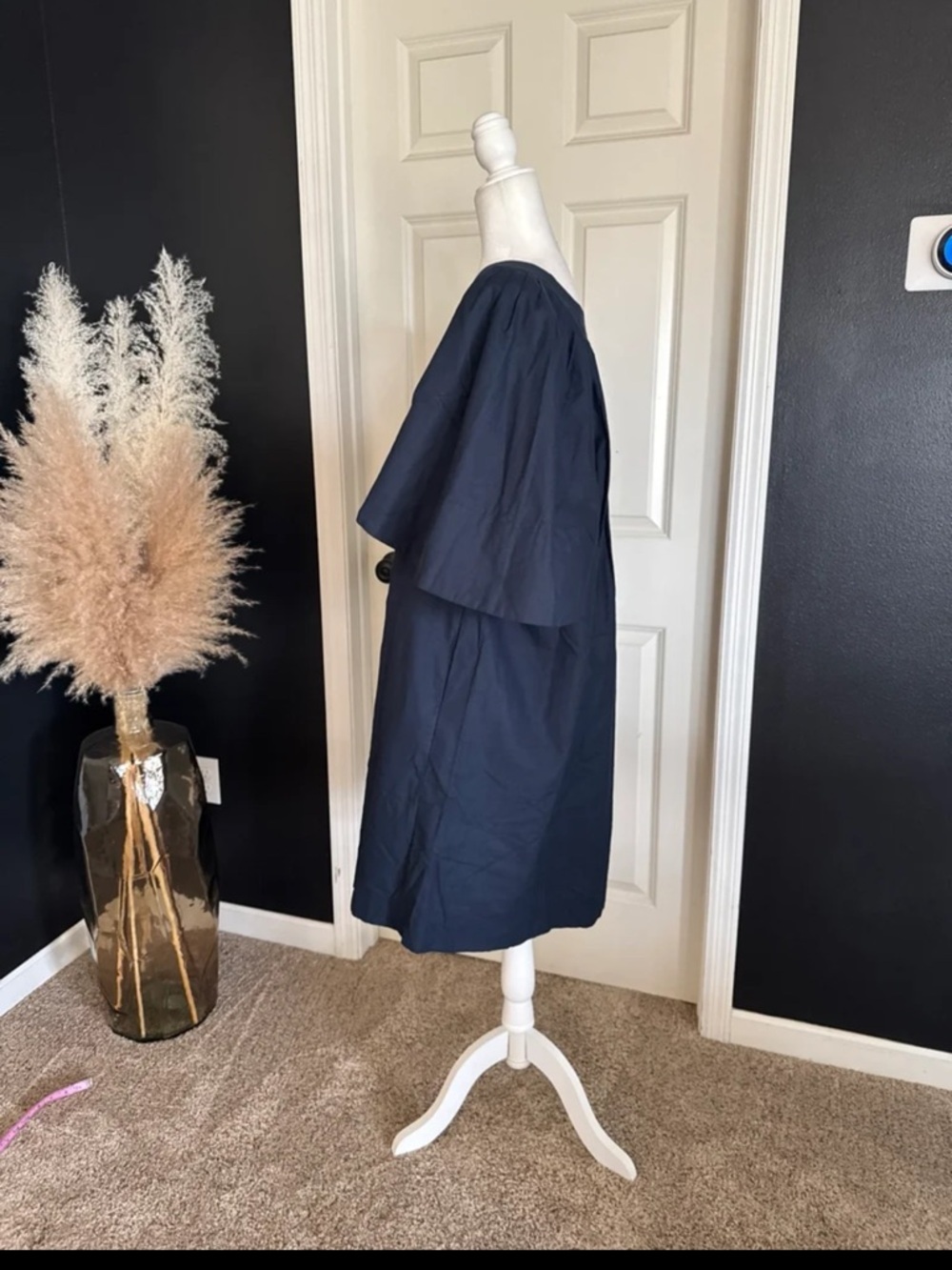 Tuckernuck POMANDER PLACE Deep Navy Finley Flutter Sleeve Dress Size XXXL - Picture 10 of 12